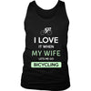 Bicycling Shirt - I love it when my wife lets me go Bicycling - Hobby Gift-T-shirt-Teelime | shirts-hoodies-mugs