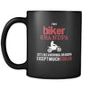 Bike I'm a biker grandpa just like a normal grandpa except much cooler 11oz Black Mug-Drinkware-Teelime | shirts-hoodies-mugs