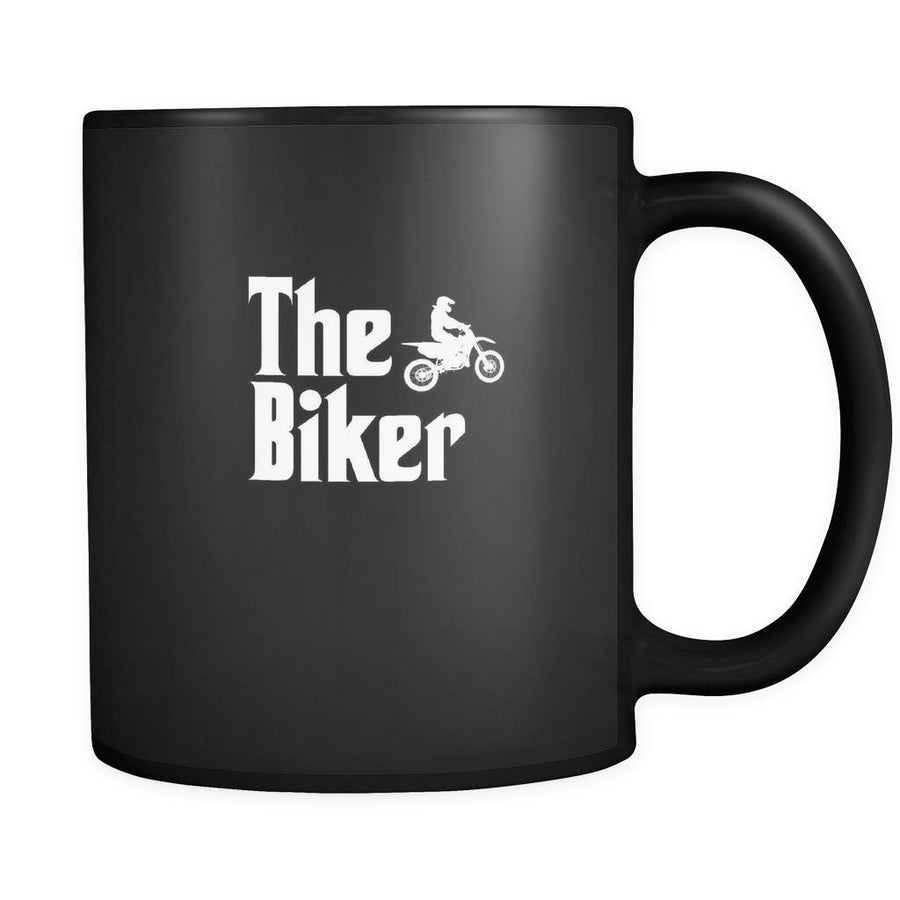 Bike The Biker 11oz Black Mug