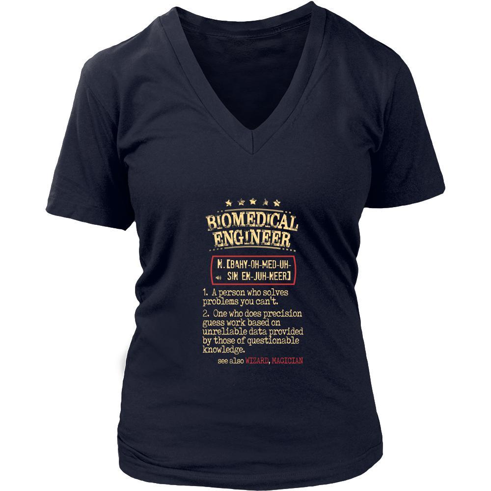 Biomedical Engineer Shirt - Biomedical Engineer a person who solves problems you can't. see also WIZARD, MAGICIAN Profession Gift-T-shirt-Teelime | shirts-hoodies-mugs