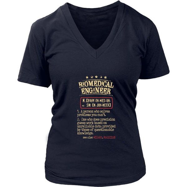 Biomedical Engineer Shirt - Biomedical Engineer a person who solves pr ...