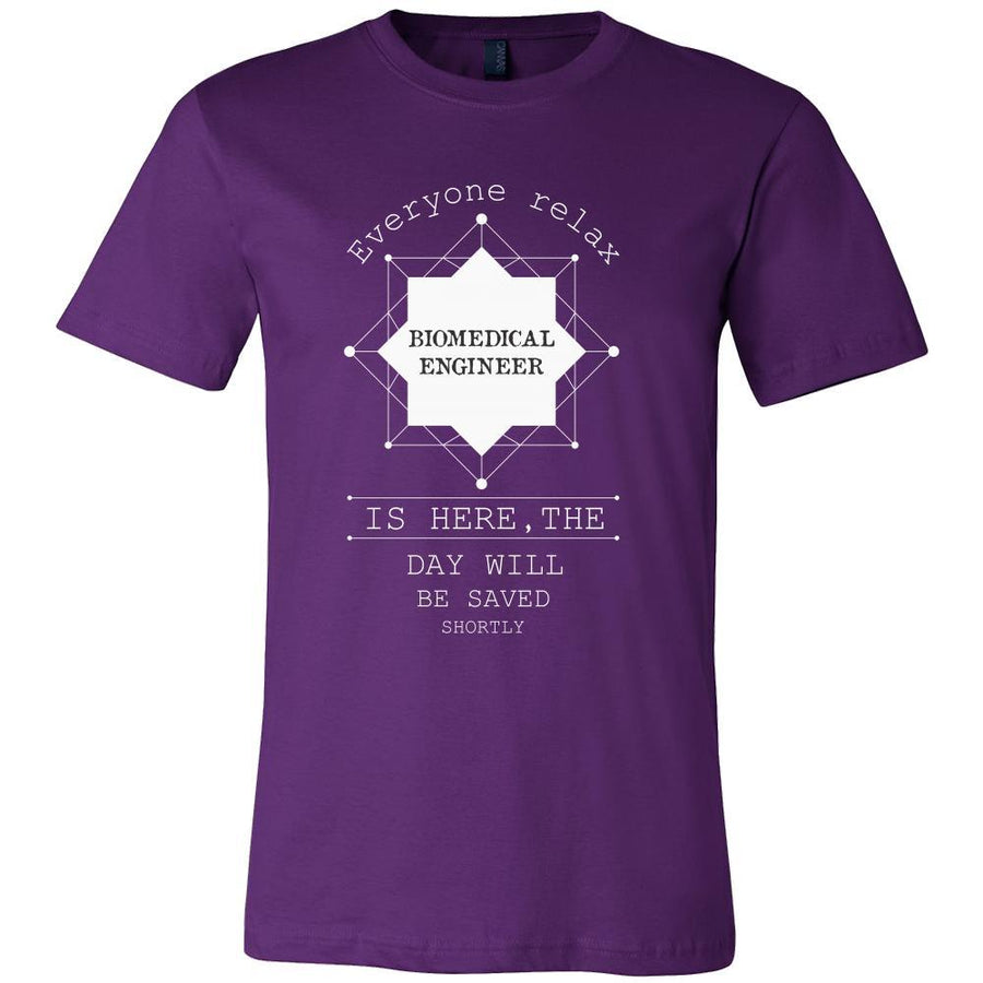 Biomedical Engineer Shirt - Everyone relax the Biomedical Engineer is here, the day will be save shortly - Profession Gift-T-shirt-Teelime | shirts-hoodies-mugs