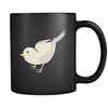 Bird Animal Illustration 11oz Black Mug-Drinkware-Teelime | shirts-hoodies-mugs