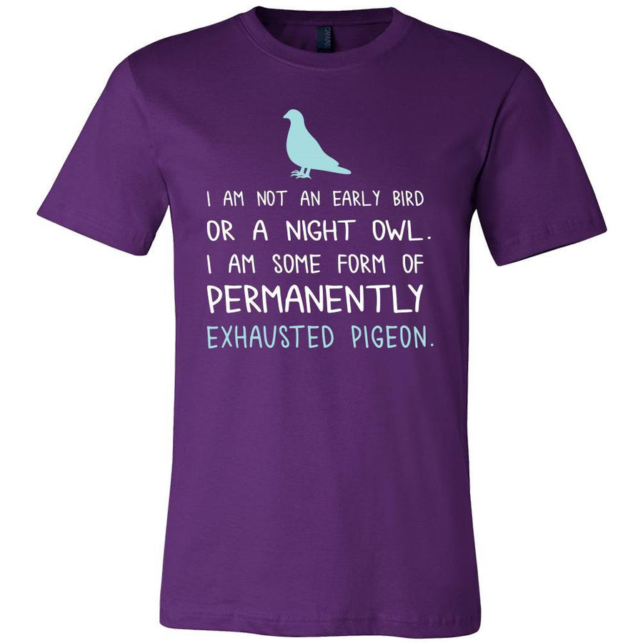 Bird Shirt - Exhausted Pigeon - Animal Lover Gift-T-shirt-Teelime | shirts-hoodies-mugs