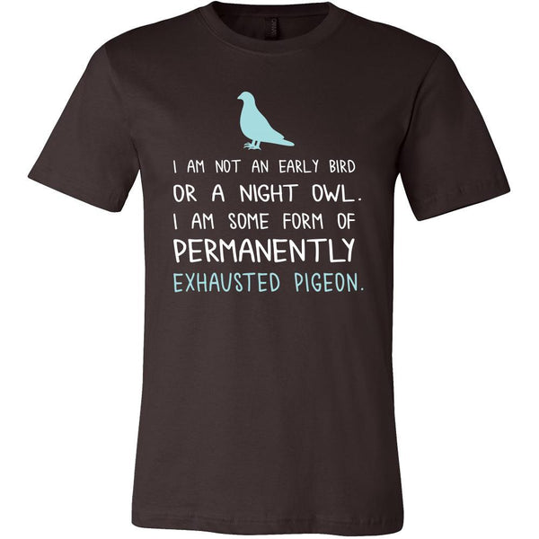 Bird Shirt - Exhausted Pigeon - Animal Lover Gift - Teelime | Unique t ...