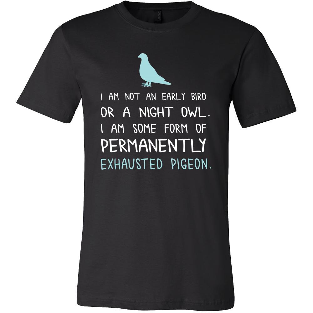Bird Shirt - Exhausted Pigeon - Animal Lover Gift-T-shirt-Teelime | shirts-hoodies-mugs