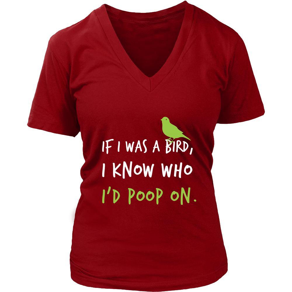 Bird Shirt - If I Was A Bird - Animal Lover Gift-T-shirt-Teelime | shirts-hoodies-mugs