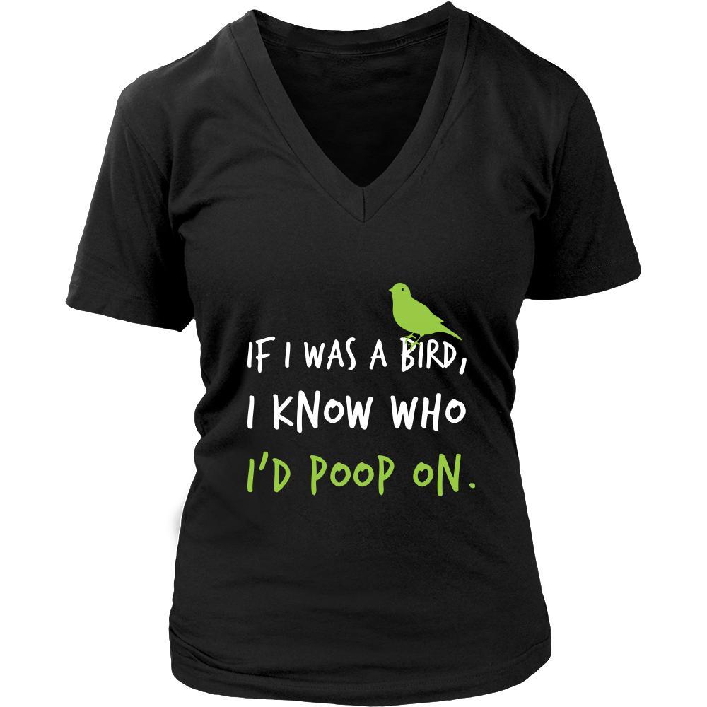 Bird Shirt - If I Was A Bird - Animal Lover Gift-T-shirt-Teelime | shirts-hoodies-mugs