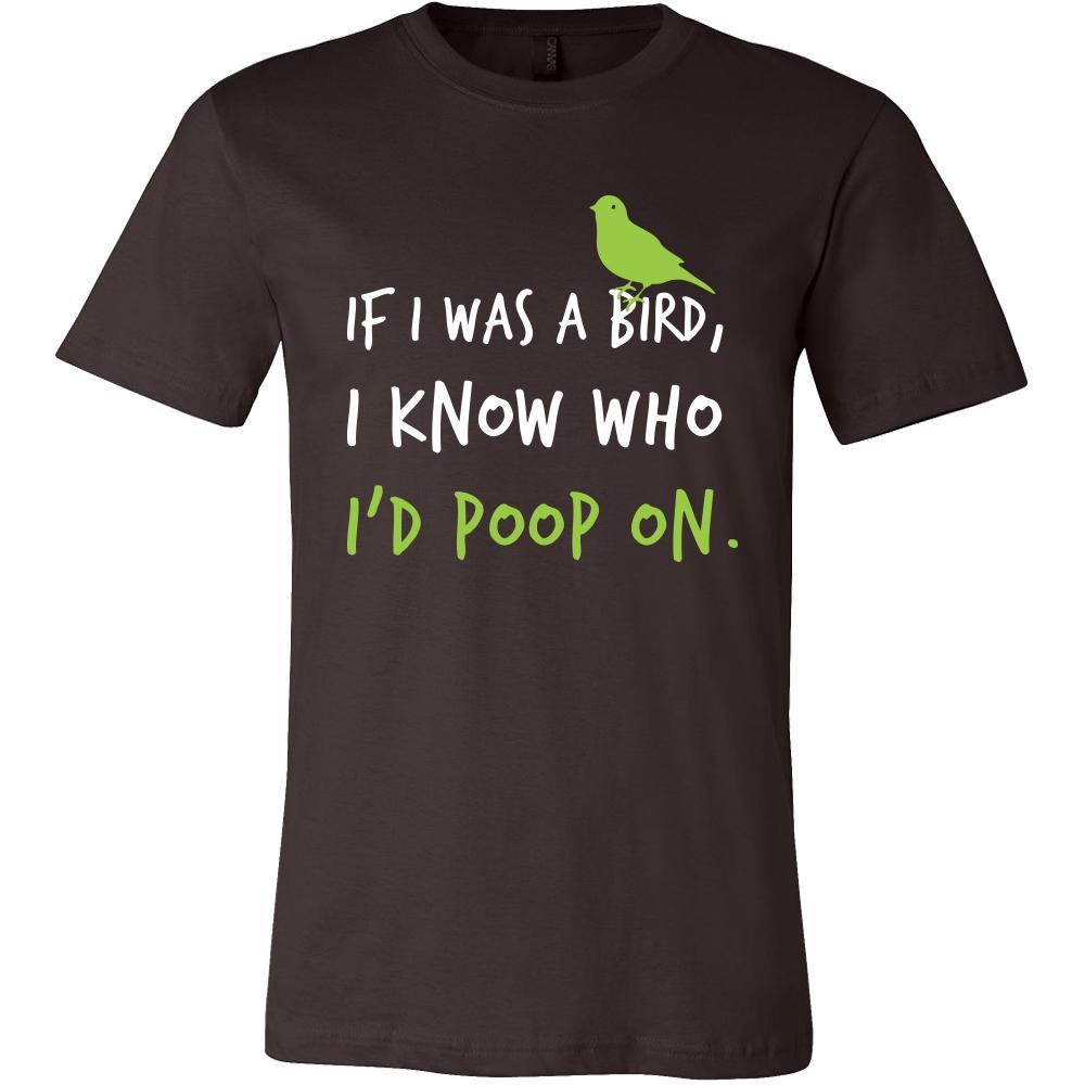 Bird Shirt - If I Was A Bird - Animal Lover Gift-T-shirt-Teelime | shirts-hoodies-mugs