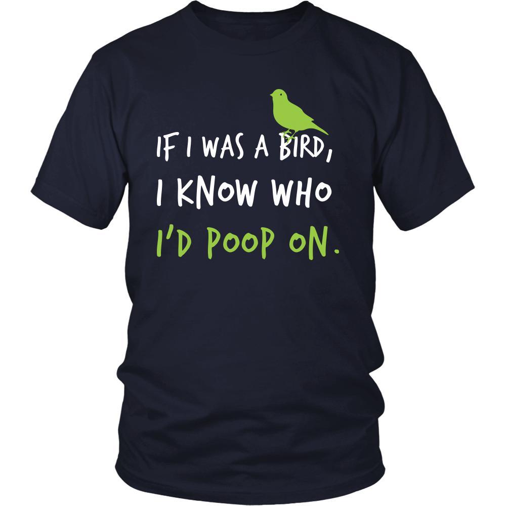 Bird Shirt - If I Was A Bird - Animal Lover Gift-T-shirt-Teelime | shirts-hoodies-mugs