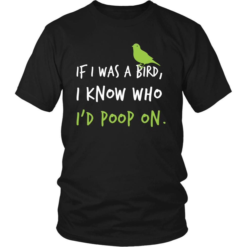 Bird Shirt - If I Was A Bird - Animal Lover Gift-T-shirt-Teelime | shirts-hoodies-mugs