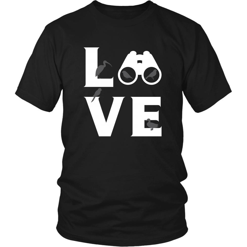 Bird watching - LOVE Bird watching - Animal Watch Shirt-T-shirt-Teelime | shirts-hoodies-mugs