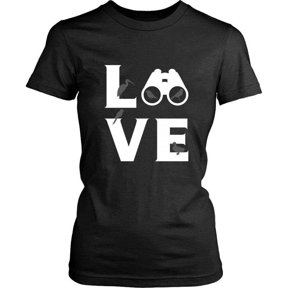 Bird watching - LOVE Bird watching - Animal Watch Shirt-T-shirt-Teelime | shirts-hoodies-mugs
