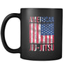 BJJ American Jiu-Jitsu mug - BJJ Coffee Cup BJJ Coffee Mug (11oz) Black-Drinkware-Teelime | shirts-hoodies-mugs