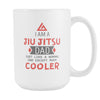 BJJ Coffee Mug - Jiu Jitsu Dad 15oz-Drinkware-Teelime | shirts-hoodies-mugs