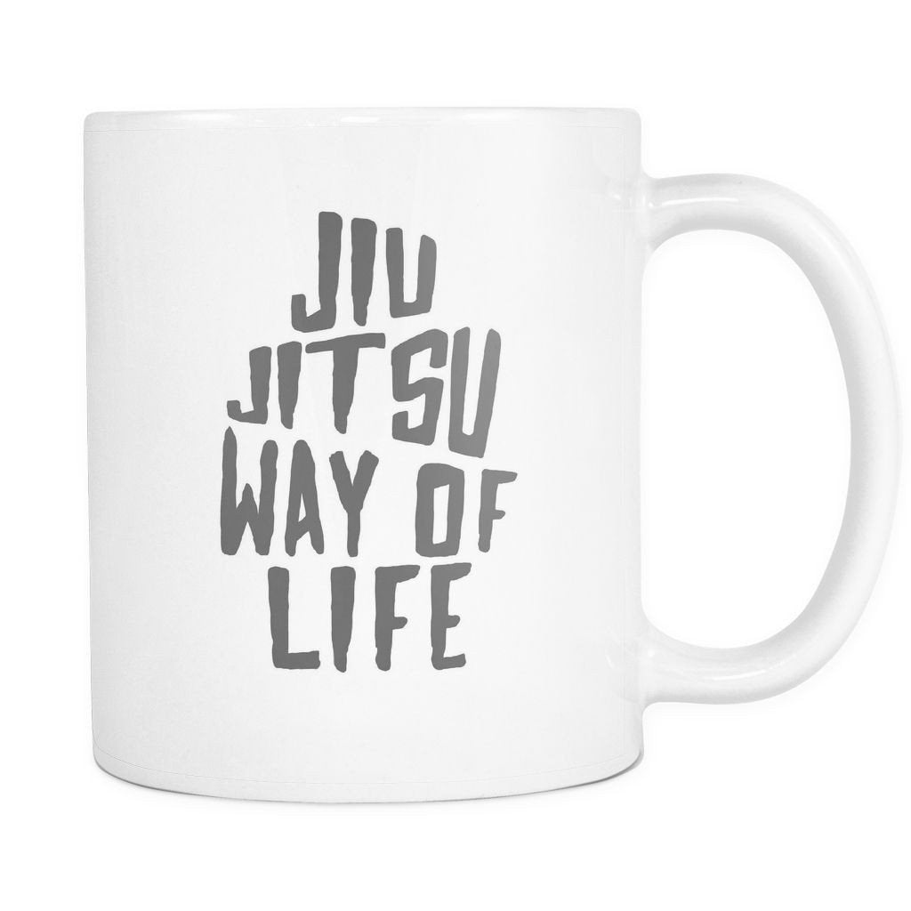 BJJ Coffee Mugs - Brazilian Jiu Jitsu- Jiu Jitsu Way of Life-Drinkware-Teelime | shirts-hoodies-mugs