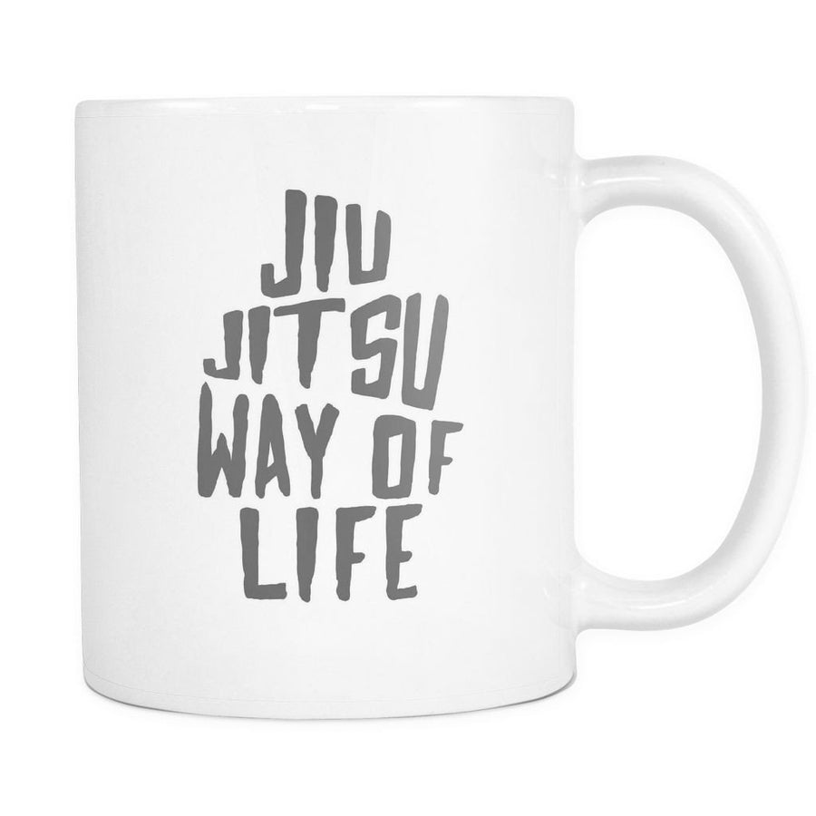 BJJ Coffee Mugs - Brazilian Jiu Jitsu- Jiu Jitsu Way of Life-Drinkware-Teelime | shirts-hoodies-mugs