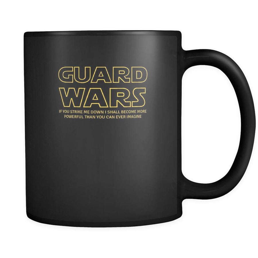BJJ Guard wars If you strike me down I shall become more powerful than you can ever imagine 11oz Black Mug-Drinkware-Teelime | shirts-hoodies-mugs