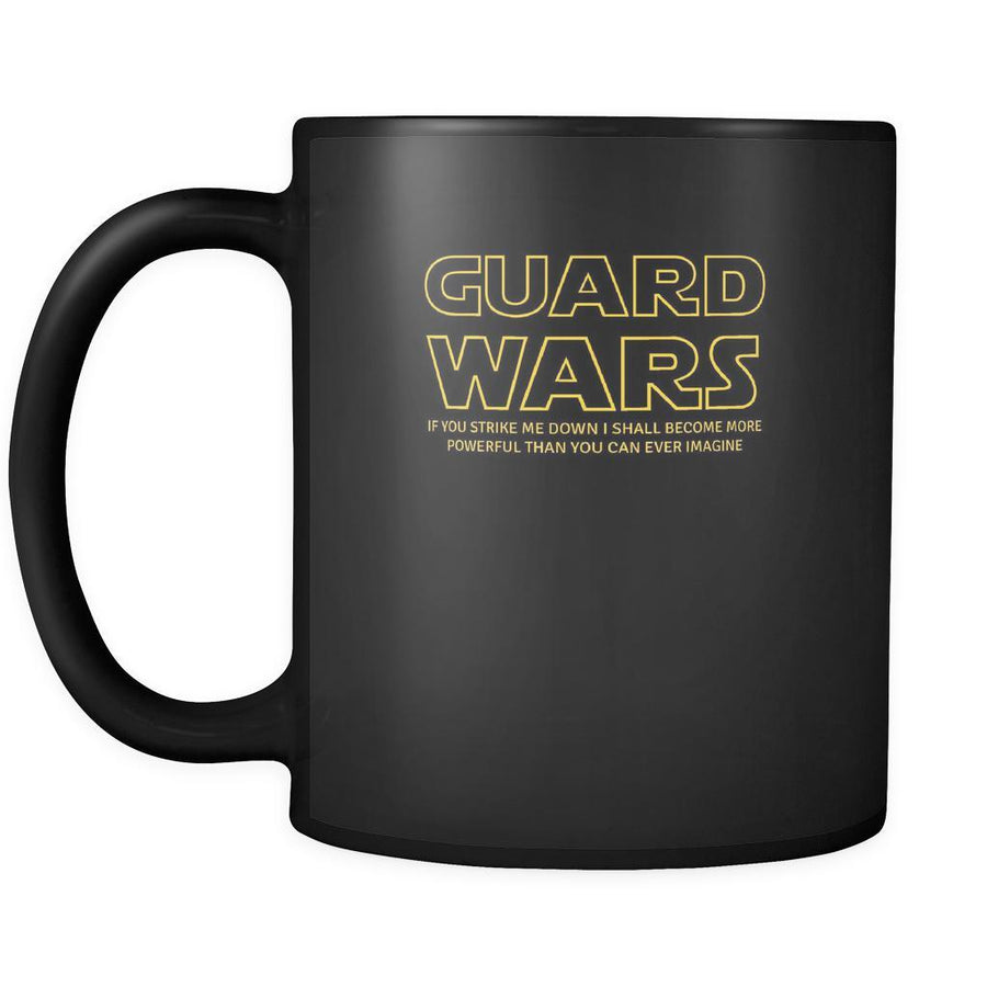 BJJ Guard wars If you strike me down I shall become more powerful than you can ever imagine 11oz Black Mug-Drinkware-Teelime | shirts-hoodies-mugs