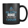 BJJ I am a JIu Jitsu mom just like a normal mom except much cooler 11oz Black Mug-Drinkware-Teelime | shirts-hoodies-mugs