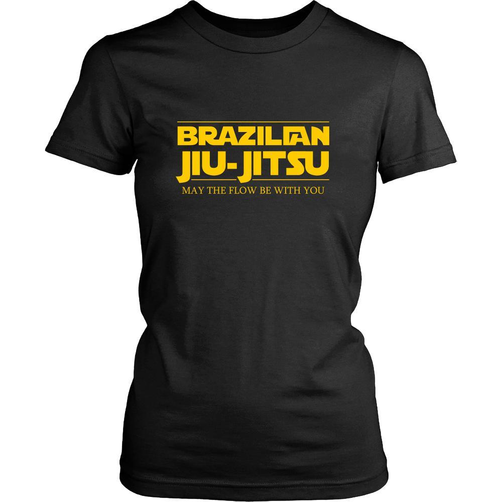 BJJ Shirt - Brazilian Jiu Jitsu - may the flow be with you - Sport Gift-T-shirt-Teelime | shirts-hoodies-mugs