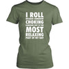 BJJ Shirt - I roll because somehow choking someone out is the most relaxing part of my day - Sport Gift-T-shirt-Teelime | shirts-hoodies-mugs