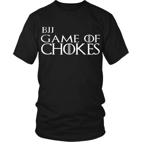 BJJ T Shirt -  BJJ game of chokes