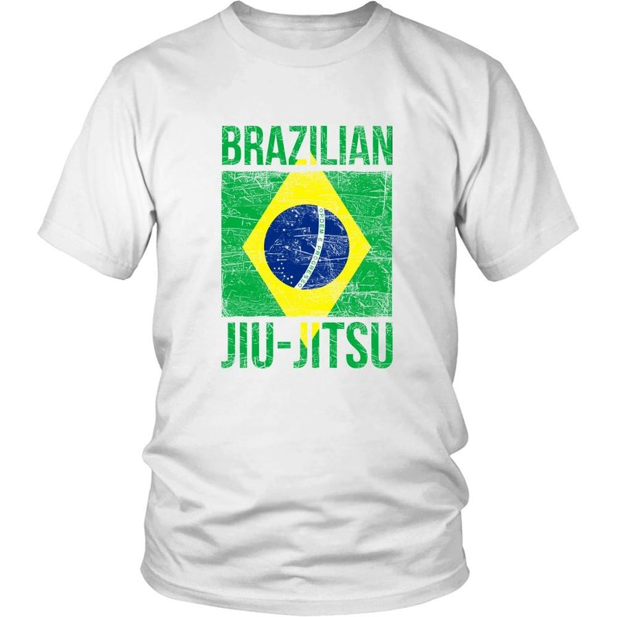 BJJ T Shirt - Brazilian Jiu Jitsu flag - Sport Gift-T-shirt-Teelime | shirts-hoodies-mugs