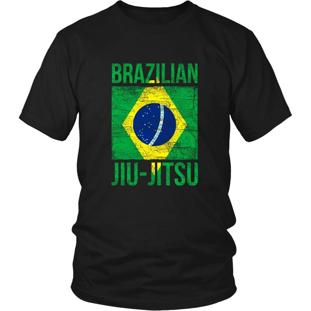 BJJ T Shirt - Brazilian Jiu Jitsu flag - Sport Gift-T-shirt-Teelime | shirts-hoodies-mugs