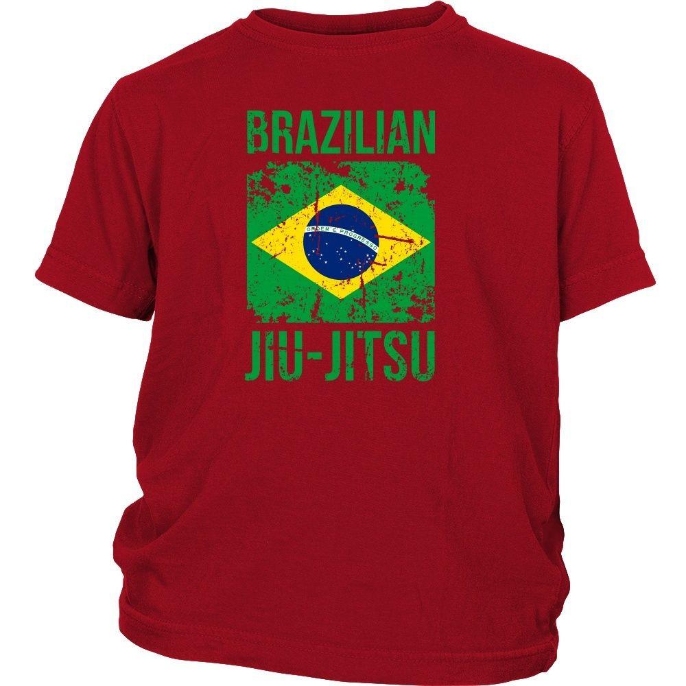 BJJ T Shirt - Brazilian Jiu Jitsu flag-T-shirt-Teelime | shirts-hoodies-mugs