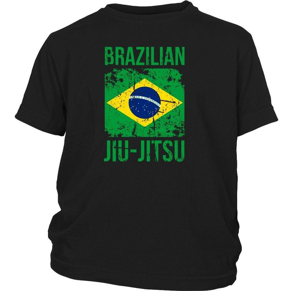 BJJ T Shirt - Brazilian Jiu Jitsu flag-T-shirt-Teelime | shirts-hoodies-mugs