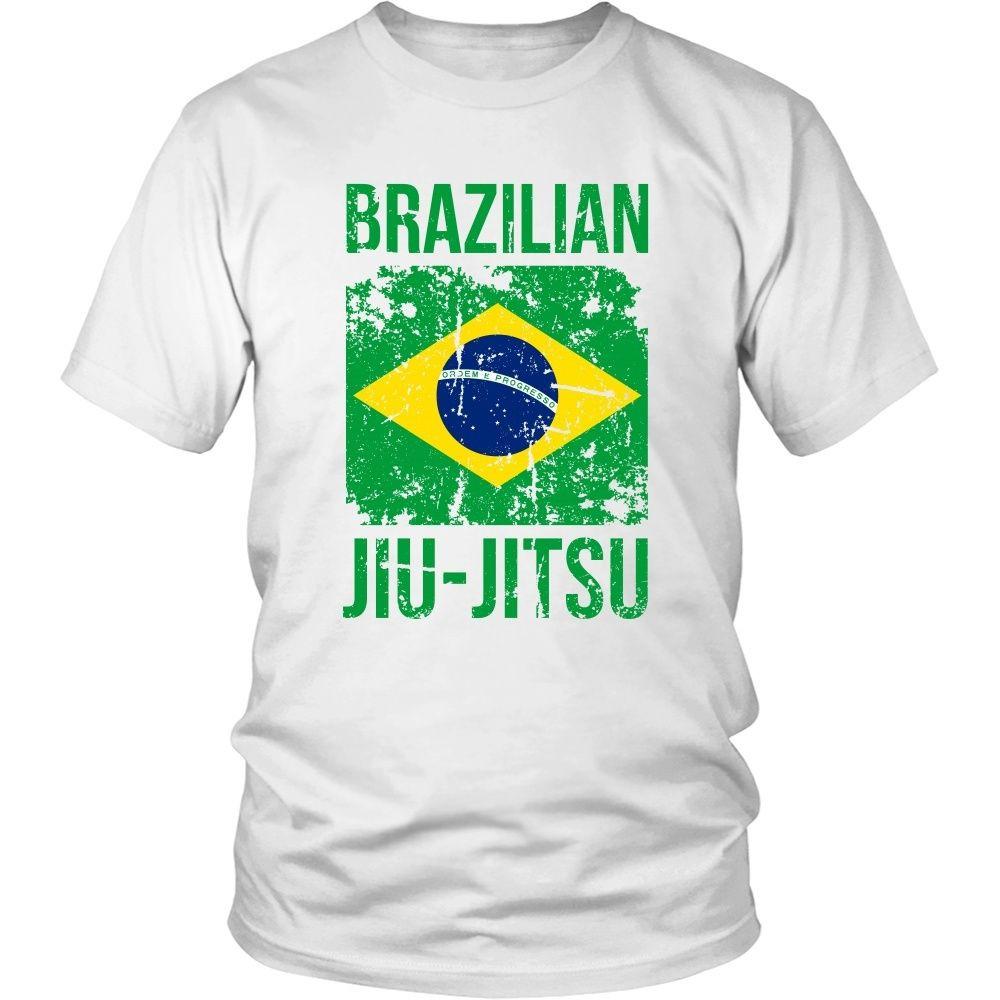 BJJ T Shirt - Brazilian Jiu Jitsu flag-T-shirt-Teelime | shirts-hoodies-mugs
