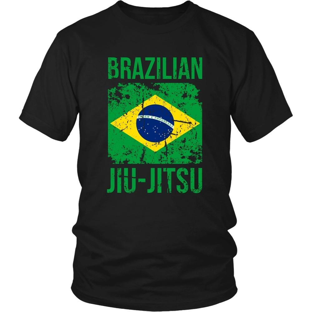 BJJ T Shirt - Brazilian Jiu Jitsu flag-T-shirt-Teelime | shirts-hoodies-mugs