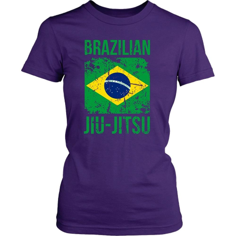BJJ T Shirt - Brazilian Jiu Jitsu flag-T-shirt-Teelime | shirts-hoodies-mugs