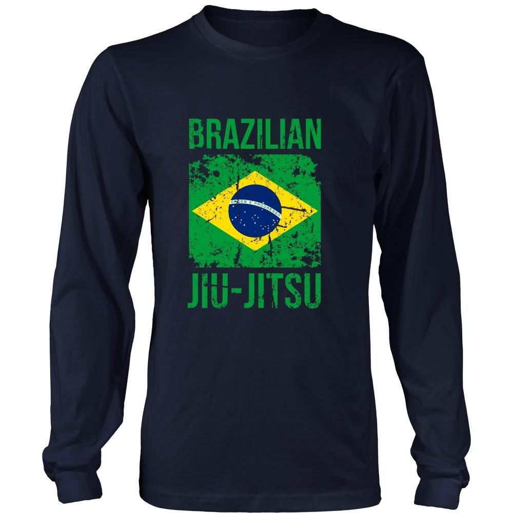 BJJ T Shirt - Brazilian Jiu Jitsu flag-T-shirt-Teelime | shirts-hoodies-mugs