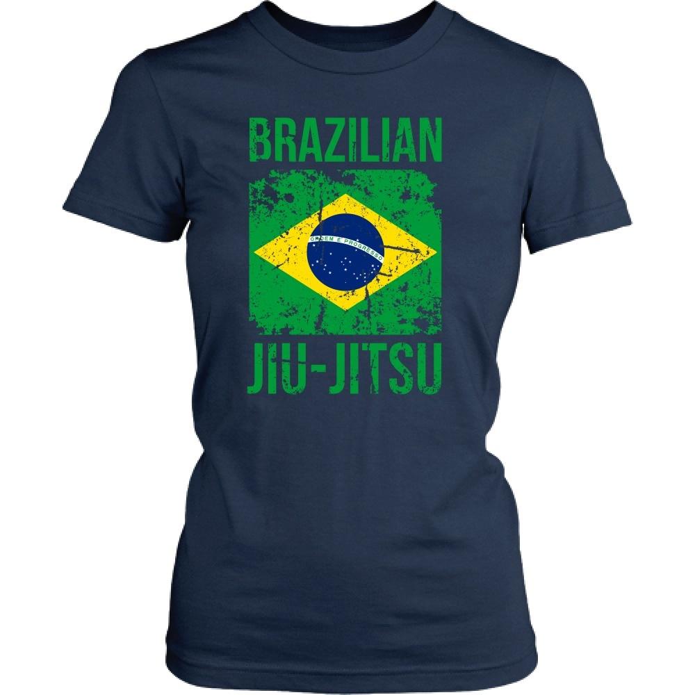 BJJ T Shirt - Brazilian Jiu Jitsu flag-T-shirt-Teelime | shirts-hoodies-mugs