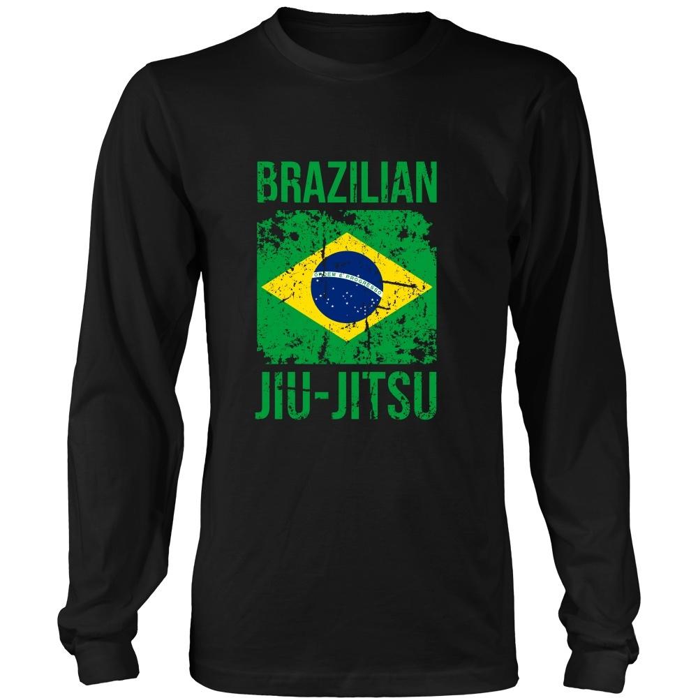 BJJ T Shirt - Brazilian Jiu Jitsu flag-T-shirt-Teelime | shirts-hoodies-mugs