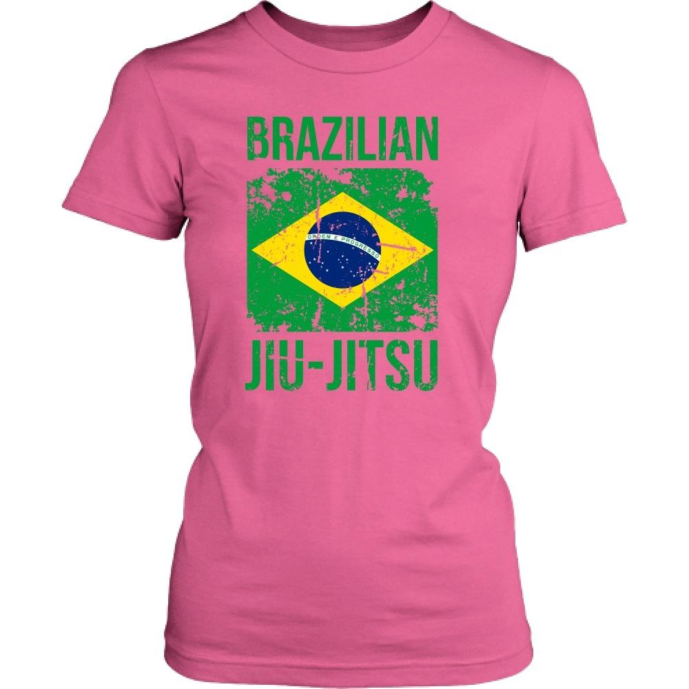 BJJ T Shirt - Brazilian Jiu Jitsu flag-T-shirt-Teelime | shirts-hoodies-mugs