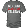BJJ T Shirt - Brazilian jiu jitsu life T Shirt-T-shirt-Teelime | shirts-hoodies-mugs