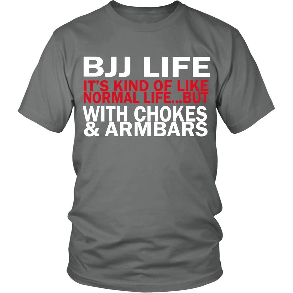 BJJ T Shirt - Brazilian jiu jitsu life T Shirt-T-shirt-Teelime | shirts-hoodies-mugs