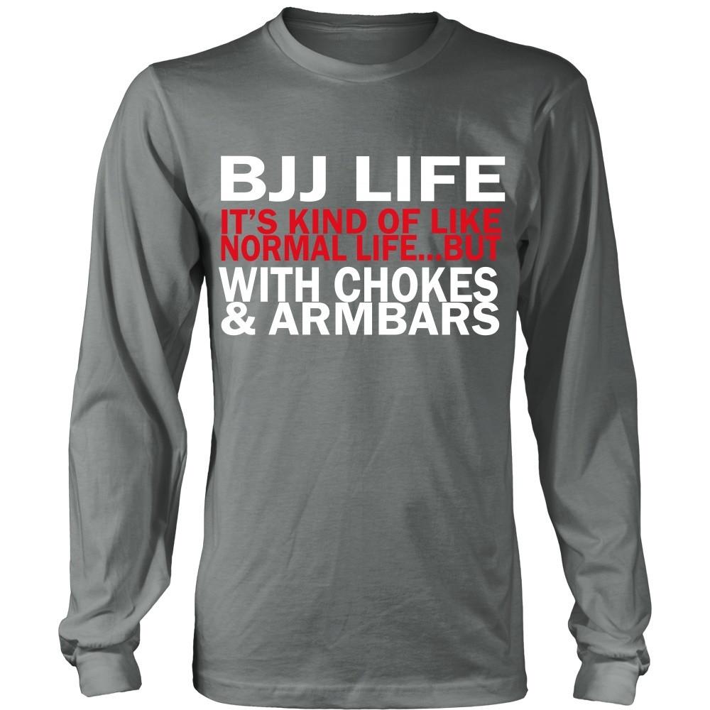 BJJ T Shirt - Brazilian jiu jitsu life T Shirt-T-shirt-Teelime | shirts-hoodies-mugs