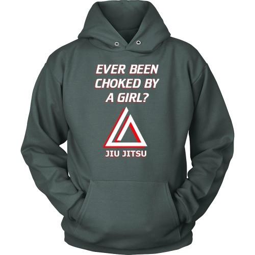 BJJ T Shirt - Ever been choked by a girl?-T-shirt-Teelime | shirts-hoodies-mugs