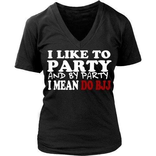BJJ T Shirt - My party is to do-T-shirt-Teelime | shirts-hoodies-mugs