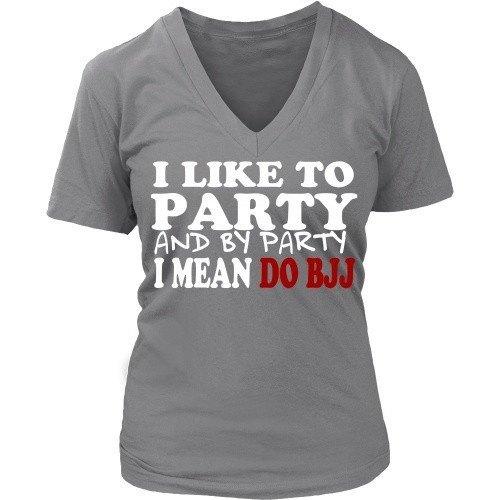 BJJ T Shirt - My party is to do-T-shirt-Teelime | shirts-hoodies-mugs
