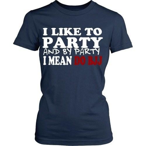 BJJ T Shirt - My party is to do-T-shirt-Teelime | shirts-hoodies-mugs