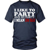 BJJ T Shirt - My party is to do-T-shirt-Teelime | shirts-hoodies-mugs