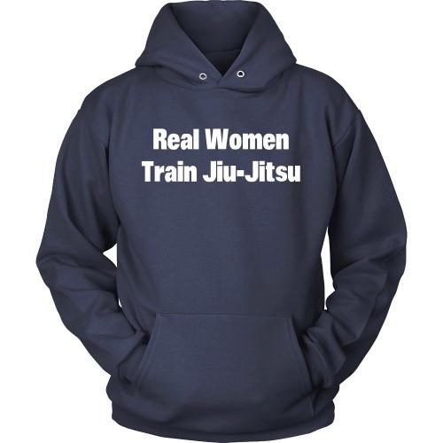 BJJ T Shirt - Real women train jiu jitsu-T-shirt-Teelime | shirts-hoodies-mugs