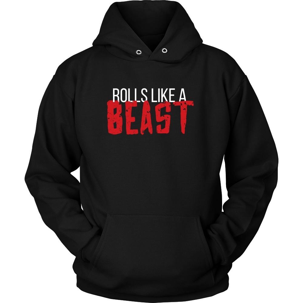 BJJ T Shirt - Rolls like a Beast-T-shirt-Teelime | shirts-hoodies-mugs