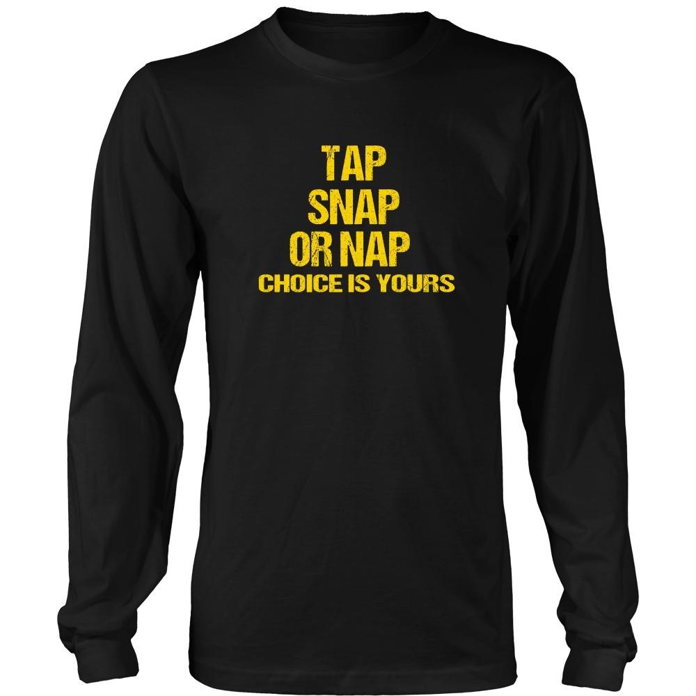 BJJ T Shirt - Tap, Snap or Nap-T-shirt-Teelime | shirts-hoodies-mugs