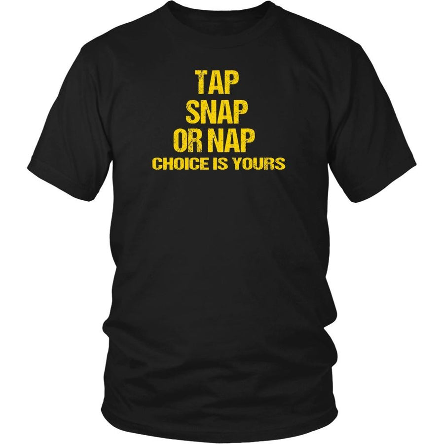 BJJ T Shirt - Tap, Snap or Nap-T-shirt-Teelime | shirts-hoodies-mugs
